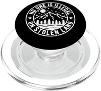 No One Is Illegal On Stolen Land Mountain Badge Activism PopSockets PopGrip for MagSafe