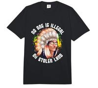 No One is Illegal On Stolen Land | Native Indigenous America Comfort Colors Adult Heavyweight T-Shirt