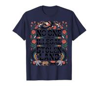 No One is Illegal On Stolen Land Native Rights Immigration T-Shirt