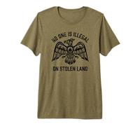 No One is Illegal On Stolen Land Premium T-Shirt