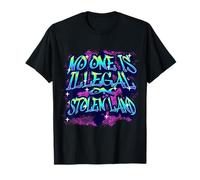 No One is Illegal On Stolen Land Protest T-Shirt