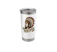 No One is Illegal On Stolen Land Stainless Steel Insulated Tumbler