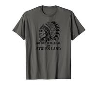 No One is Illegal On Stolen Land T-Shirt