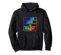 no one is illegal -- THE ORIGINAL (LGBTQ+ Edition) Pullover Hoodie