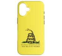 NO ONE IS TREADING ON YOU You're Just Weird Funny Snake Meme Case for iPhone 16