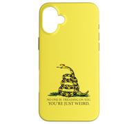 NO ONE IS TREADING ON YOU You're Just Weird Funny Snake Meme Case for iPhone 16 Plus