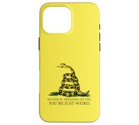 NO ONE IS TREADING ON YOU You're Just Weird Funny Snake Meme Case for iPhone 16 Pro Max