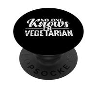 No One Knows I'm Veg PopSockets Adhesive PopGrip
