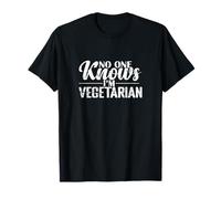 No One Knows I'm Veg T-Shirt