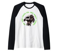 No One Likes Us We Don't Care Raglan Baseball Tee