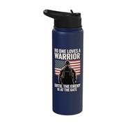 No One Loves A Warrior Until The Enemy is At The Gate Stainless Steel Insulated Water Bottle