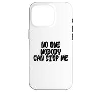 No One Nobody Can Stop Me (black) Binnie Bias Karma Design Case for iPhone 16 Pro