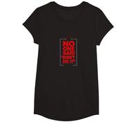 No One Said Don't Do It in My Defense Mischievous Fun T-Shirt, Girls, Black, Small
