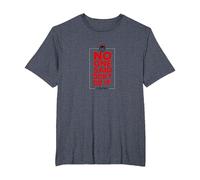 No One Said Don't Do It in My Defense Mischievous Fun T-Shirt, Men's Big and Tall, Heather Blue, 6X Tall