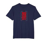 No One Said Don't Do It in My Defense Mischievous Fun T-Shirt, Men's Big and Tall, Navy, 3X Tall