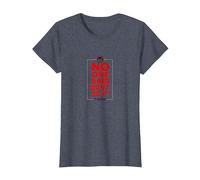 No One Said Don't Do It in My Defense Mischievous Fun T-Shirt, Women, Heather Blue, S
