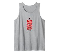 No One Said Don't Do It in My Defense Mischievous Fun Tank Top, Men, Heather Grey, M