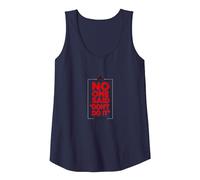 No One Said Don't Do It in My Defense Mischievous Fun Tank Top, Women, Navy, S