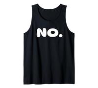 No One Word Go to Response Simply Slogan Tank Top