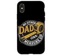No Other Dad Can Measure Up Funny Quote Measuring Tape Men Case for iPhone X/XS