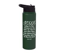 No Other Name Given Among Men, Salvation in Jesus Alone Stainless Steel Insulated Water Bottle