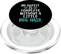 No Outfit is complete without a litte Dog Hair Dog Lover PopSockets PopGrip for MagSafe