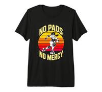 No Pads No Mercy Roller Derby Skater Power Premium T-Shirt