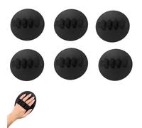 No-Pain Exfoliating Bath Scrubber Pads, Exfoliating Scrub Bath Pads, Exfoliating Glove, Painless Exfoliating Mitt with Secure Elastic Loops, Gently Removes Dead Skin and Unclogs Pores, 4.7inch (6PC)