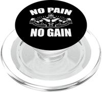 No Pain No Gain Funny Gym | Weight Lifting Bodybuilder Gear PopSockets PopGrip for MagSafe