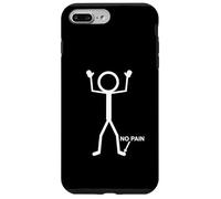 No Pain Only At Little Toe Stick Figure Funny Aging Humor Case for iPhone 7 Plus/8 Plus