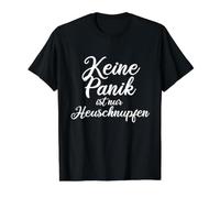 No Panic is just hay Fever Value Graphic T-Shirt, Men, Black, L