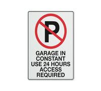 No Parking Garage In Constant Use 24 Hours Retro Vintage Sign Home Bar Pub Kitchen Restaurant Wall Deocr Plaque Signs 12X8Inch