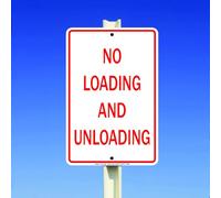 No Parking Loading And Unloading Only Decoration Props Plaque 8X12 Inch