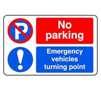 No Parking Private Car Park No Unauthorised Vehicles - safety sign - 3mm Aluminum Dibond for indoor/outdoor usage (400mm x 300mm) 14m Viewing Distance.