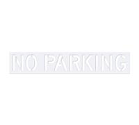 No Parking Silicone Stencil, Large Reusable Letter Template for Road Markin