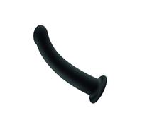 No-Parts - Black Pegging Dildo 19.5 cm - 8 inch Parker