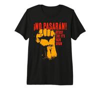 No Pasarán Antifascista Resist 2026 Spanish Premium T-Shirt
