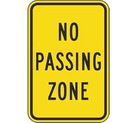 No passing zone sign traffic signs speed limit check by radar metal tin for home or work For Home Bathroom Restaurants Kitchen Garden Cave Garage Office Bar Cafe 8×12 INCH