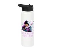 No Pause Button Anime Warrior Power Stainless Steel Insulated Water Bottle