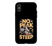 No Peak Too Steep Mountain Goat Case for iPhone X/XS