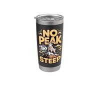 No Peak Too Steep Mountain Goat Stainless Steel Insulated Tumbler