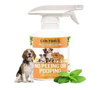 NO Pee No Poop Dog Potty Training Spray, 100% Natural - Non- Toxic Spray to Prevent Peeing & Pooping- Natural No Urine Marking Scent Corrector - Colton's Prevents Canine Peeing Indoor Outdoor-