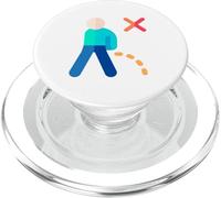 No Peeing Do Not Pee Here PopSockets PopGrip for MagSafe