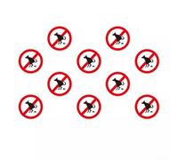 No Peeing Dog Poop Signs 10 Sheets for Property Use PVC Stickers Designed to Prevent Dogs from Peeing on Surfaces Such as Walls, Tables, and Public Locations