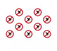 No Peeing Dog Stickers 10 Pack PVC Weatherproof | Prevents dog fouling, weatherproof PVC, strong , 10 pack value, for ideal for walls and fences