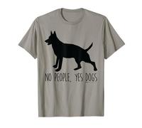 No People, Yes Dogs Rescue Dog Word Design T-Shirt