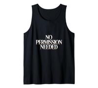 No Permission Needed Entrepreneur Identity Tank Top