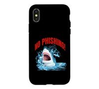 No Phishing Shark Cyber Security Funny Case for iPhone X/XS