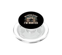 No Photos Please I'm Wanted Sassy Camera Puns - PopSockets PopGrip for MagSafe
