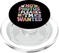 No Photos Please I'm Wanted Sassy Camera Puns - PopSockets PopGrip for MagSafe